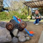 Hot Wheels Monster Trucks távirányítós játékautó - Tiger Shark Climber RC