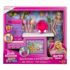Barbie Rejtélyek tengerparti detektívek - Vattacukor stand játékszett