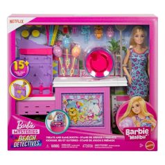   Barbie Rejtélyek tengerparti detektívek - Vattacukor stand játékszett