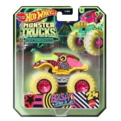   Hot Wheels Monster Trucks - Glow in the Dark játékautó - Bashzilla (1:64)