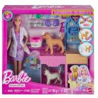 Barbie Állatorvos játékszett babával - Gyors gyógyulás állatorvosi klinika