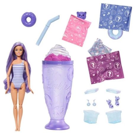 Barbie Pop Reveal játékszett - Illatos shaker baba (lila)