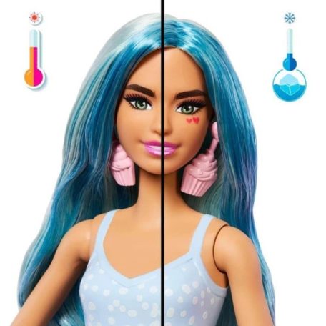 Barbie Pop Reveal játékszett - Illatos shaker baba (kék)