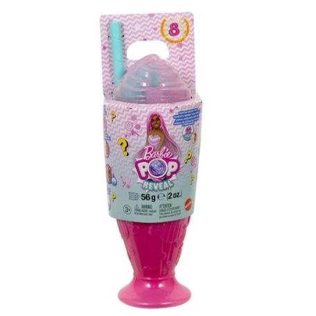 Barbie Pop Reveal játékszett - Illatos shaker baba (pink)