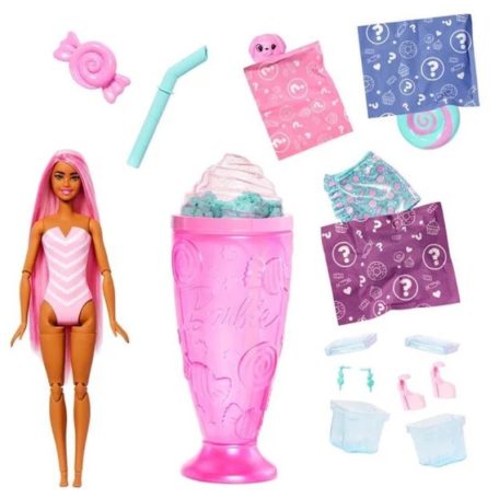 Barbie Pop Reveal játékszett - Illatos shaker baba (pink)