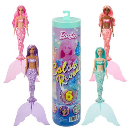 Barbie Color Reveal meglepetés divatbaba - Sellő sorozat