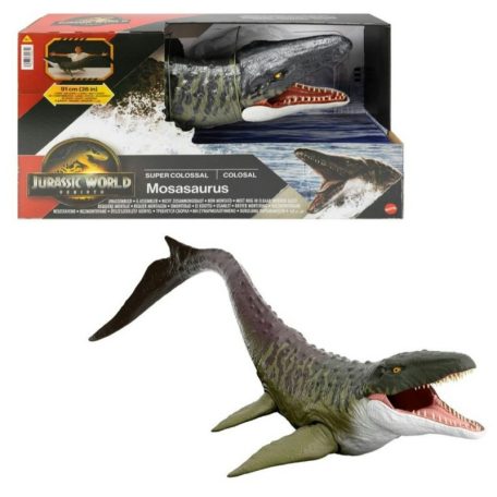 Jurassic World: Újjászületés - Super Colossal - Mosasaurus figura