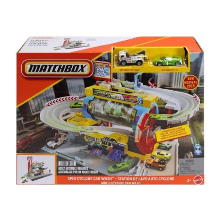 Matchbox Forgószél Autómosó pályaszett