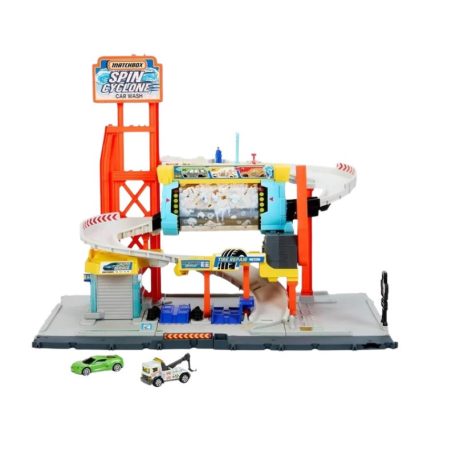 Matchbox Forgószél Autómosó pályaszett