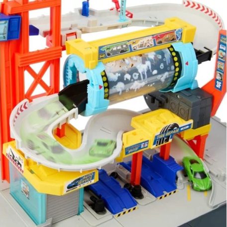 Matchbox Forgószél Autómosó pályaszett