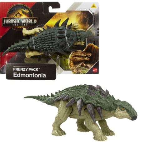 Jurassic World: Újjászületés - Frenzy Pack - Edmontonia dinó figura