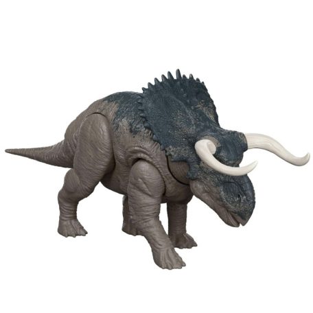 Jurassic World: Újjászületés - Wild Roar - Nasutoceratops támadó dinó figura hanggal