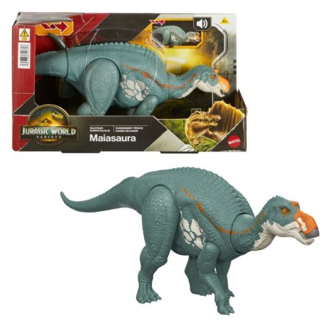 Jurassic World: Újjászületés - Wild Roar - Maiasaura támadó dinó figura hanggal