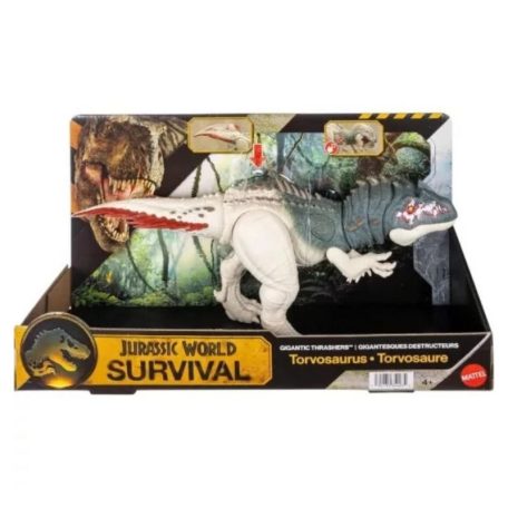 Jurassic World Gigantic Thrashers - Óriás támadó dinó akciófigura - Torvosaurus
