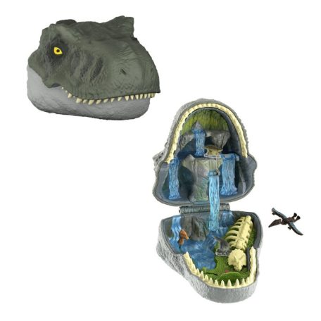 Jurassic World: Újjászületés - Micro Adventures - Tyrannoaurus Rex mini játékszett