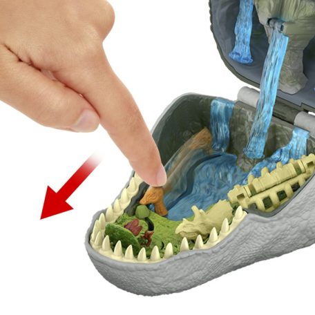 Jurassic World: Újjászületés - Micro Adventures - Tyrannoaurus Rex mini játékszett