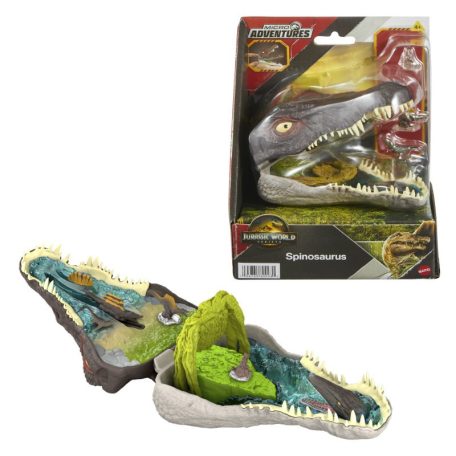 Jurassic World: Újjászületés - Micro Adventures - Spinosaururs mini játékszett
