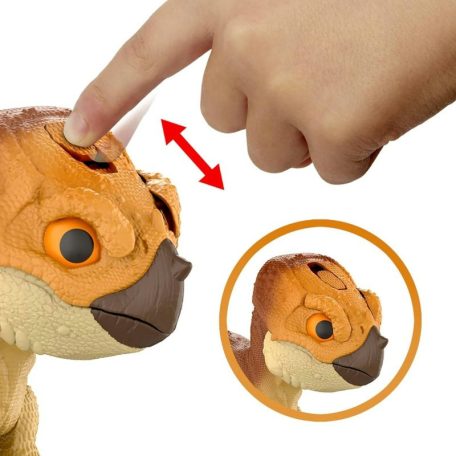 Jurassic World: Újjászületés - Aquilops Dolores interaktív dinó figura