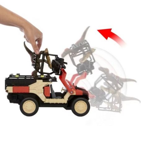 Matchbox Jurassic World: Újjászületés Távirányítós dinóbefogó játékautó