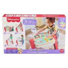   Fisher-Price Tanulj és Nevess 4 az 1-ben interaktív tanuló asztalka