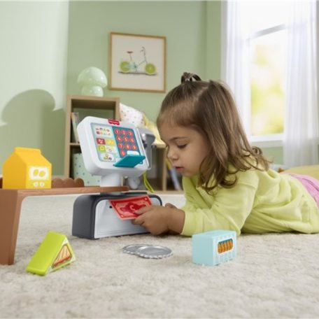 Fisher-Price Kacagj és fejlődj! interaktív bébijáték - Pénztárgép