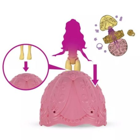 Disney Hercegnők Meglepetés húsvéti tojás mini babával és kiegészítőkkel (1 db)