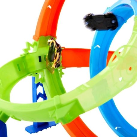 Hot Wheels Gyorsindító duplahurok ciklon pályaszett