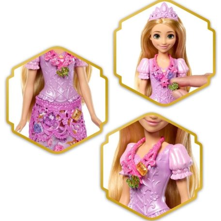Disney Hercegnők - Csupaszív meglepetés baba - Aranyhaj