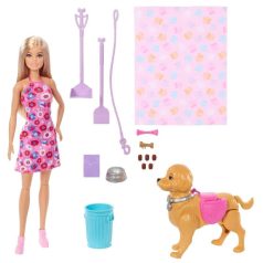   Barbie Family & Friends - Gondos Gazdi játékszett Malibu Barbie babával