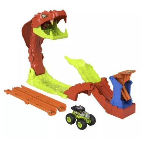 Hot Wheels Monster Trucks - Kígyómarás pályaszett