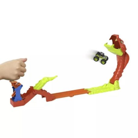 Hot Wheels Monster Trucks - Kígyómarás pályaszett