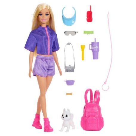 Barbie Family & Friends - Malibu Barbie baba kirándul játékszett