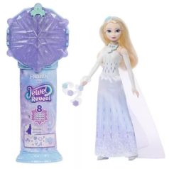   Disney Frozen Jewel Reveal - Jégvarázs Jégkristály meglepetés szett Elza divatbabával