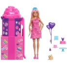 Barbie Rise & Surprise Pet birthday meglepetés szett csúszdával