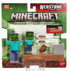   Minecraft Redstone Charged játékfigura szett - Zombi nyilas csapda
