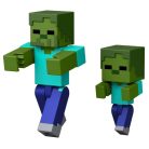 Minecraft Redstone Charged játékfigura szett - Zombi nyilas csapda
