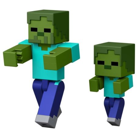Minecraft Redstone Charged játékfigura szett - Zombi nyilas csapda