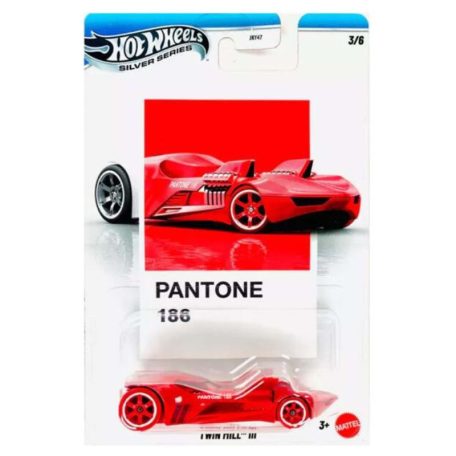 Hot Wheels Silver Series 3/6 Pantone 186 kisautó - Twin Mill III (piros)