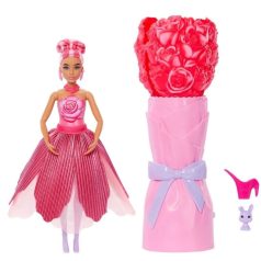   Barbie Petal POP - Virágvarázs illatos meglepetés baba - Rózsa