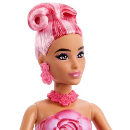Barbie Petal POP - Virágvarázs illatos meglepetés baba - Rózsa