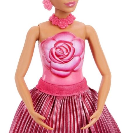 Barbie Petal POP - Virágvarázs illatos meglepetés baba - Rózsa