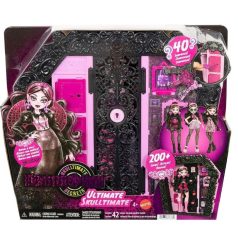 Monster High Rémtrendi öltöző Draculaura játékbabával