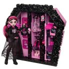 Monster High Rémtrendi öltöző Draculaura játékbabával