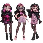 Monster High Rémtrendi öltöző Draculaura játékbabával