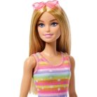 Barbie kutyasétáltó görkoris szett - Szőke hajú baba