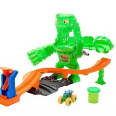Hot Wheels Monster Trucks slimeszörny káosz pályaszett