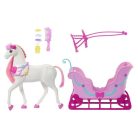 Barbie Diótörő - Havas szán készlet paripával
