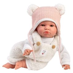 LLorens Lara síró baba szívecskés ruciban (38 cm)