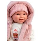 LLorens Chloe síró baba mellényben (38 cm)
