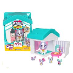   Little Live Pets Mama Surprise Családok játékszett - Francia bulldog családi kutyaház